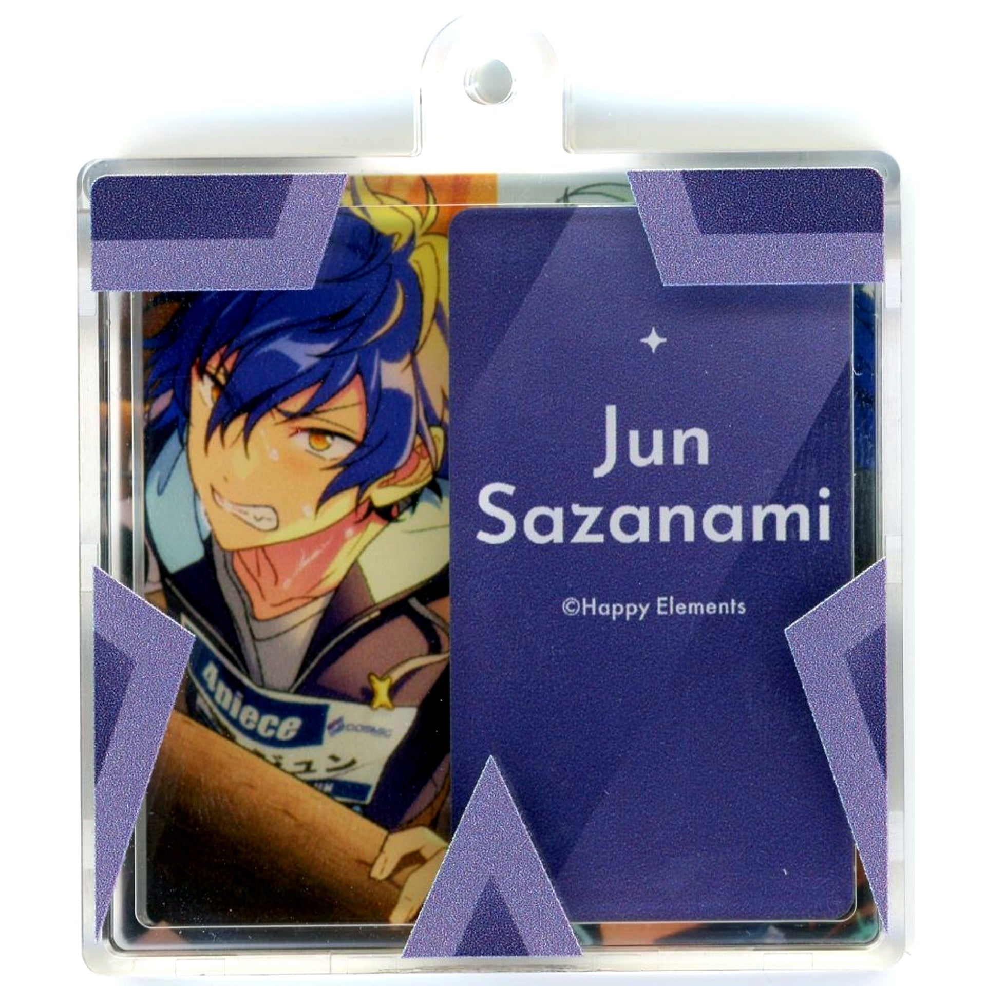 Jun Sazanami Ensemble Stars!! Slide Change Hako Keychain 4piece & Megastream POP-UP SHOP in AKIHABARA [USED]