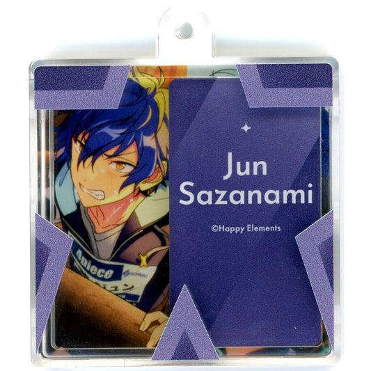 Jun Sazanami Ensemble Stars!! Slide Change Hako Keychain 4piece & Megastream POP-UP SHOP in AKIHABARA [USED]