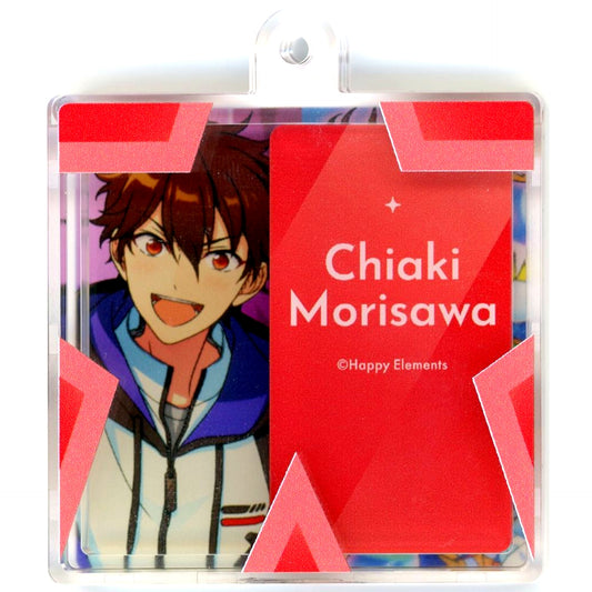 Chiaki Morisawa B Ensemble Stars!! Slide Change Hako Keychain 4piece & Megastream POP-UP SHOP in AKIHABARA [USED]