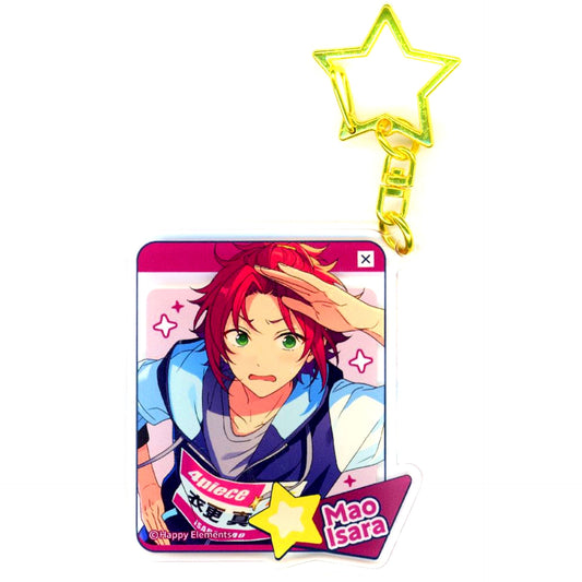 Mao Isara Ensemble Stars!! Acrylic Charm 4piece & Megastream POP-UP SHOP in AKIHABARA [USED]