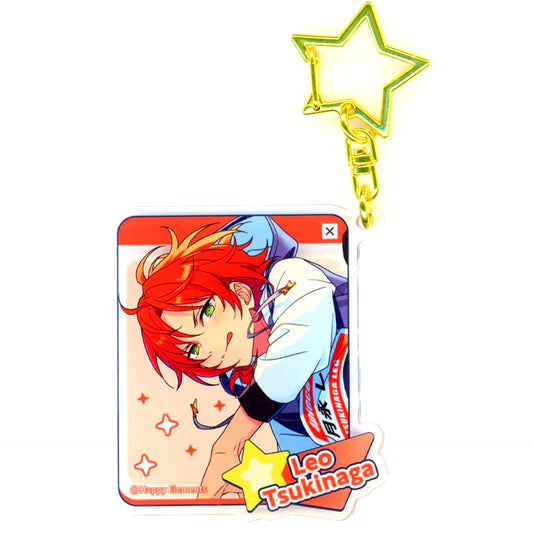 Leo Tsukinaga Ensemble Stars!! Acrylic Charm 4piece & Megastream POP-UP SHOP in AKIHABARA [USED]