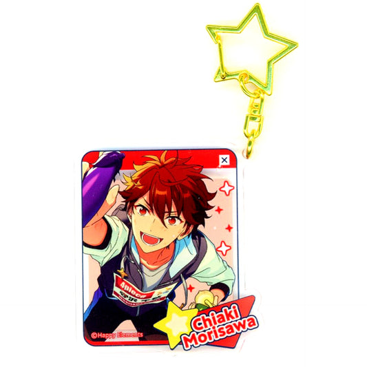 Chiaki Morisawa A Ensemble Stars!! Acrylic Charm 4piece & Megastream POP-UP SHOP in AKIHABARA [USED]