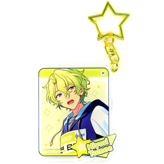 Hiyori Tomoe Ensemble Stars!! Acrylic Charm 4piece & Megastream POP-UP SHOP in AKIHABARA [USED]