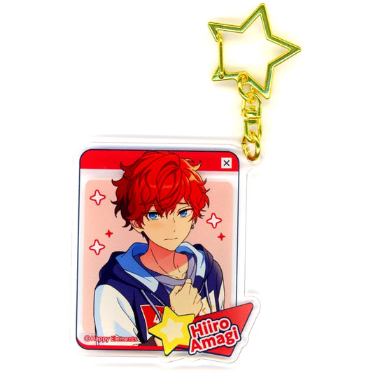 Hiiro Amagi Ensemble Stars!! Acrylic Charm 4piece & Megastream POP-UP SHOP in AKIHABARA [USED]