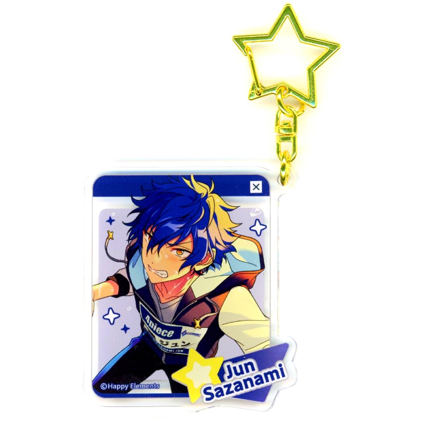 Jun Sazanami Ensemble Stars!! Acrylic Charm 4piece & Megastream POP-UP SHOP in AKIHABARA [USED]