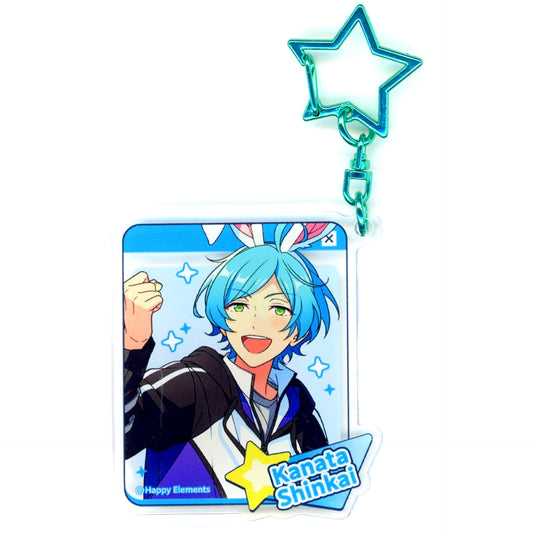 Kanata Shinkai Ensemble Stars!! Acrylic Charm 4piece & Megastream POP-UP SHOP in AKIHABARA [USED]