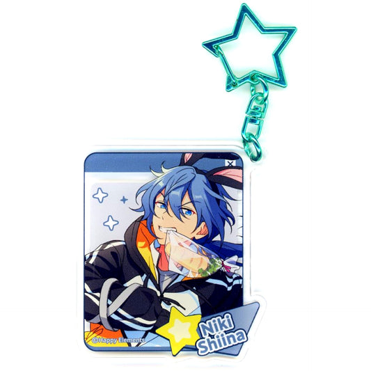 Niki Shiina Ensemble Stars!! Acrylic Charm 4piece & Megastream POP-UP SHOP in AKIHABARA [USED]