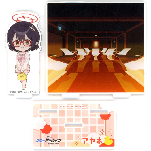 Ayane Okusora Diorama Acrylic Stand Blue Archive x Spaworld Hotel & Resort [USED]