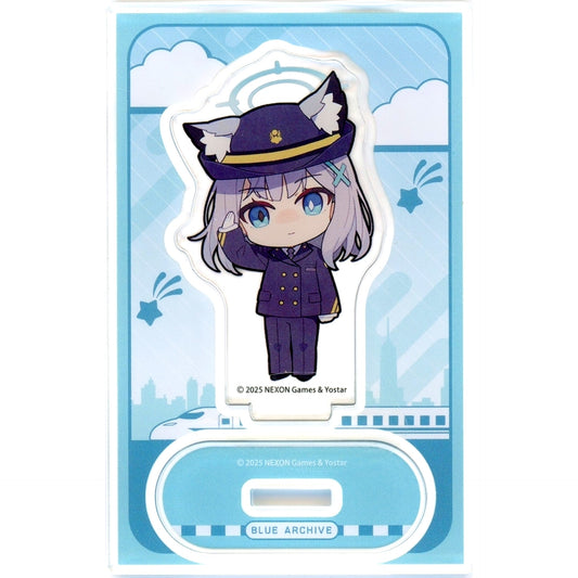 Shiroko Sunaookami Mini Acrylic Stand Blue Archive x JR Tokai Oshitabi [USED]
