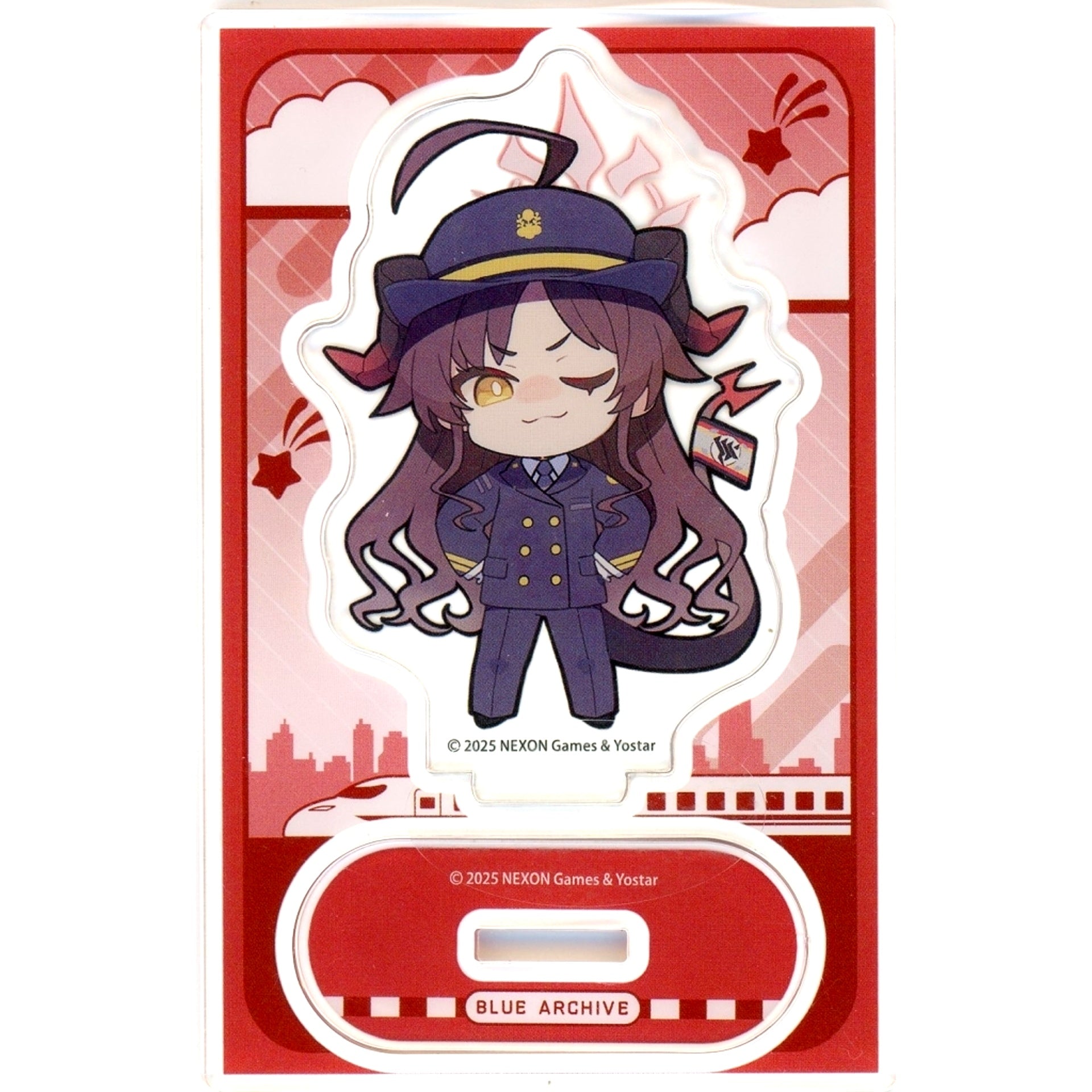 Kasumi Kinugawa Mini Acrylic Stand Blue Archive x JR Central Oshi Tabi [USED]