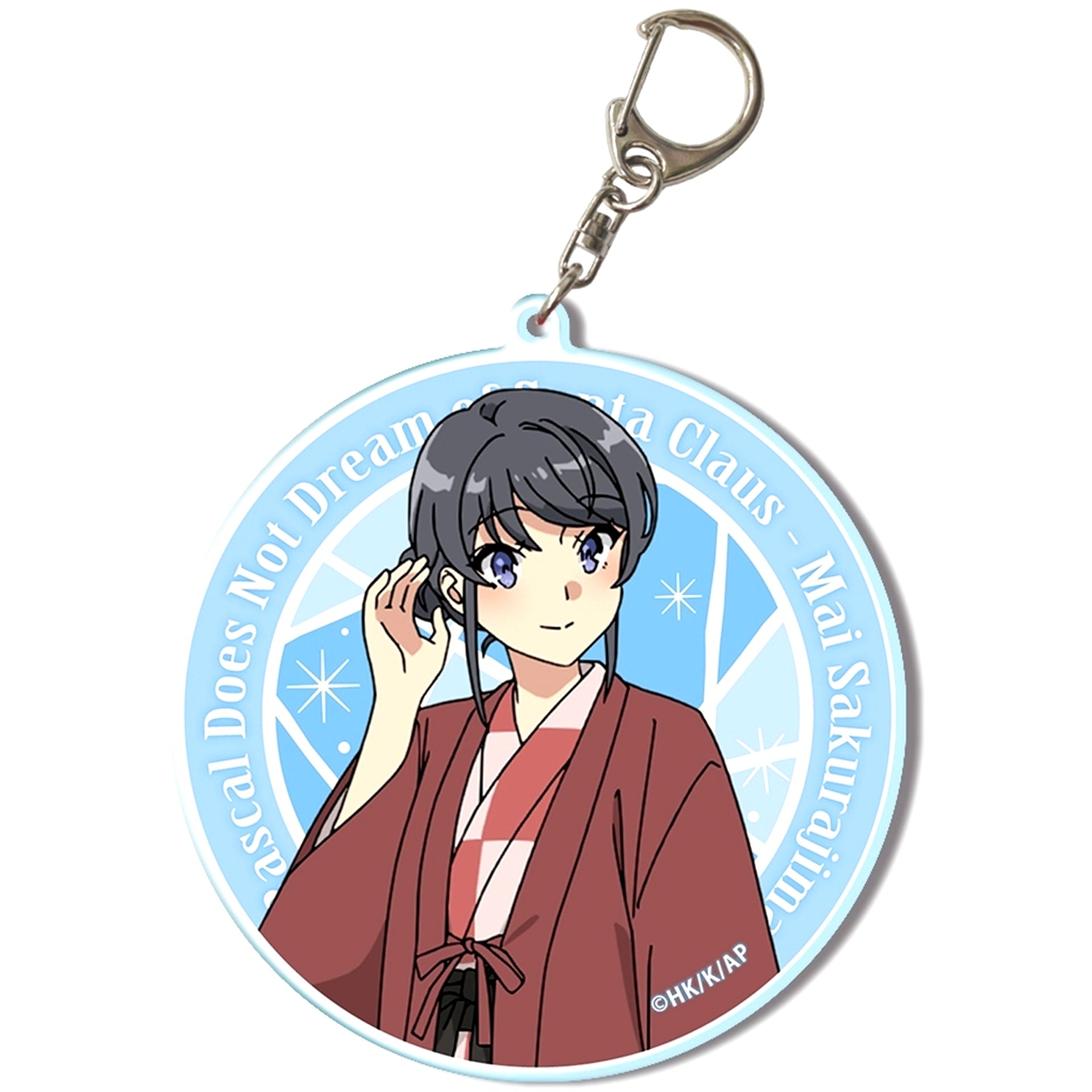 Mai Sakurajima Design 03. C Big Acrylic Keychain Rascal Does Not Dream of Santa Claus [USED]