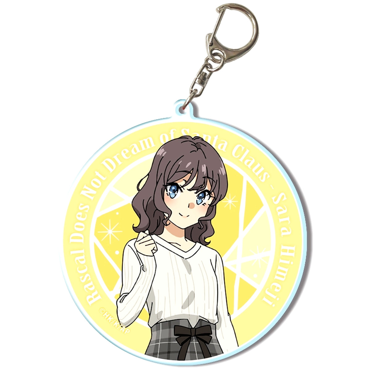 Sara Himeji Design 06. Big Acrylic Keychain Rascal Does Not Dream of Santa Claus [USED]