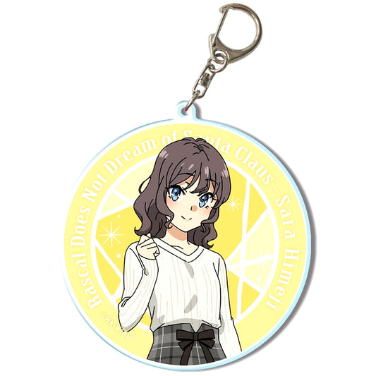 Sara Himeji Design 06. Big Acrylic Keychain Rascal Does Not Dream of Santa Claus [USED]