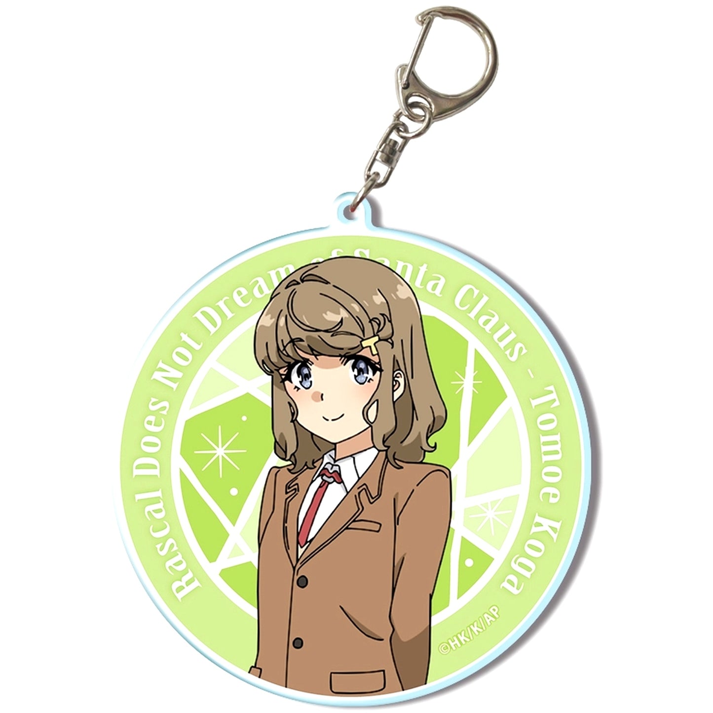 Tomoe Koga Design 09. Big Acrylic Keychain Rascal Does Not Dream of Santa Claus [USED]