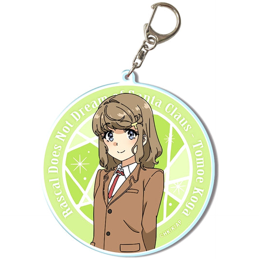 Tomoe Koga Design 09. Big Acrylic Keychain Rascal Does Not Dream of Santa Claus [USED]
