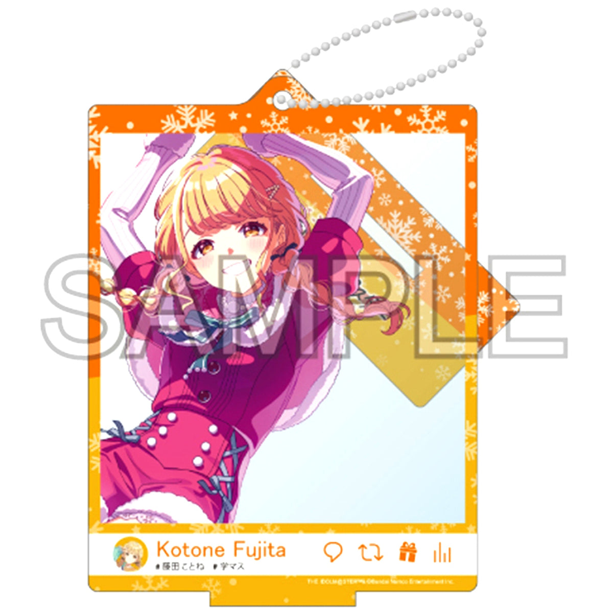 Kotone Fujita White Night! White Wish! Ver. Selfie Style Acrylic Stand Gakuen Idolmaster [USED]