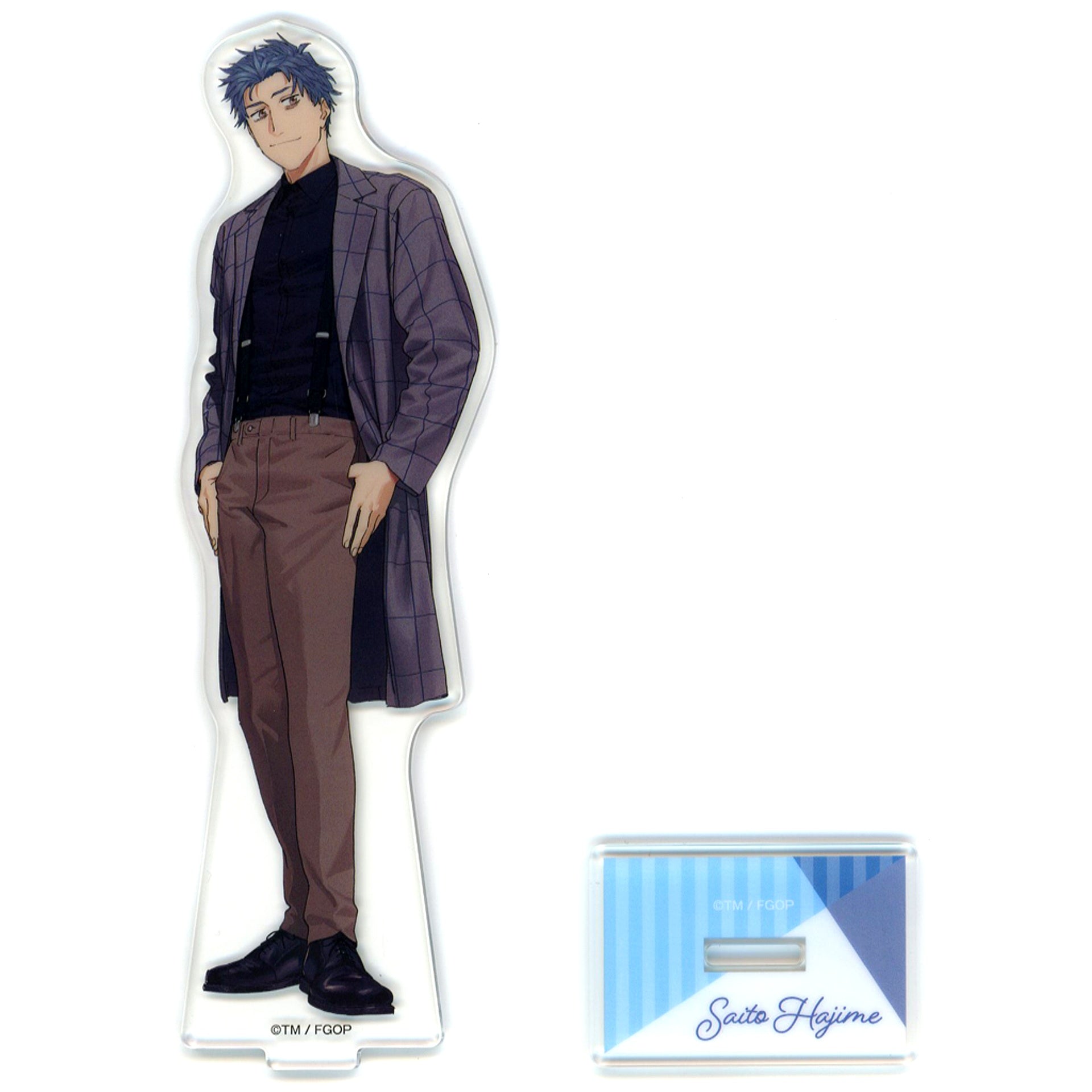 Saber Hajime Saito Fate/Grand Order x Lawson FGO 10th Anniversary Project Campaign Acrylic Stand [USED]
