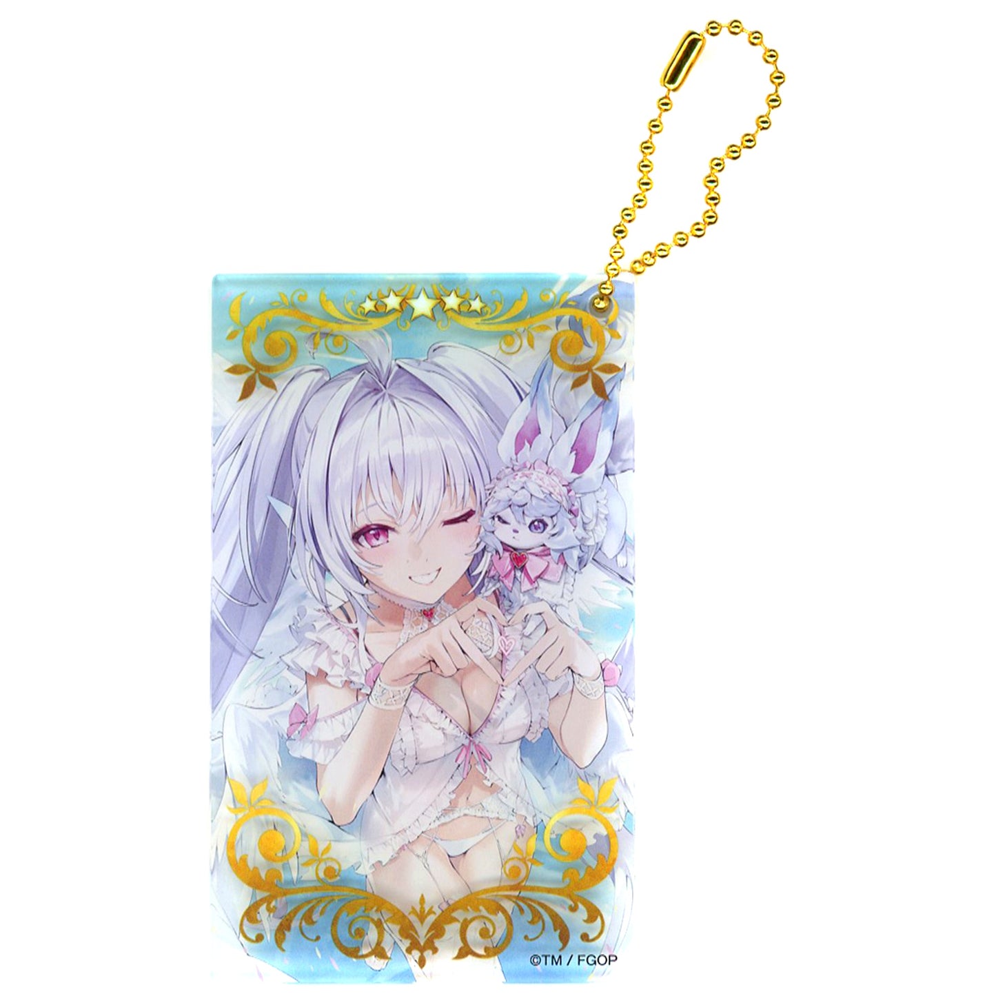 Winds of Spring Fate/Grand Order x Lawson FGO 10th Anniversary Project Campaign Craft Essence Keychain [USED]