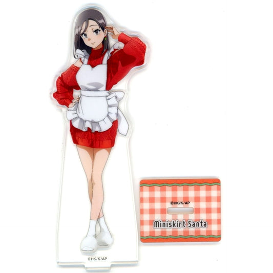 Miniskirt Santa Seishun Buta Yarou wa Santa Claus no Yume wo Minai Acrylic Stand FamilyMart Ltd [USED]