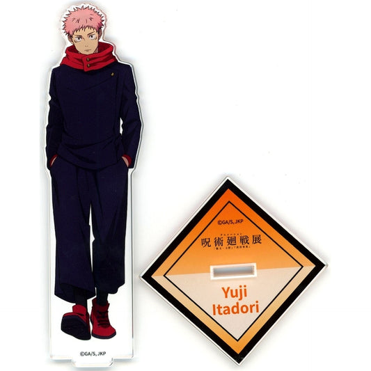 Yuji Itadori Illustration Acrylic Stand Jujutsu Kaisen Exhibition Kaigyoku Gyokusetsu Shibuya Incident [USED]