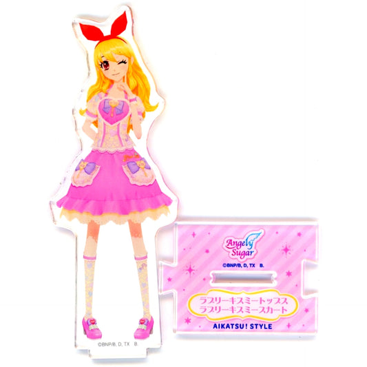 Ichigo Hoshimiya Lovely Kiss Me Tops & Lovely Kiss Me Skirt Happy Clo! Aikatsu! Style Coord Connecting Acrylic Stand Vol.2 [USED]