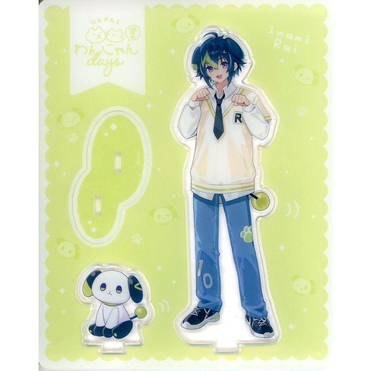 Inami Rai Virtual YouTuber Nijisanji Acrylic Stand NIJISANJI Wannyan days vol.2 [USED]