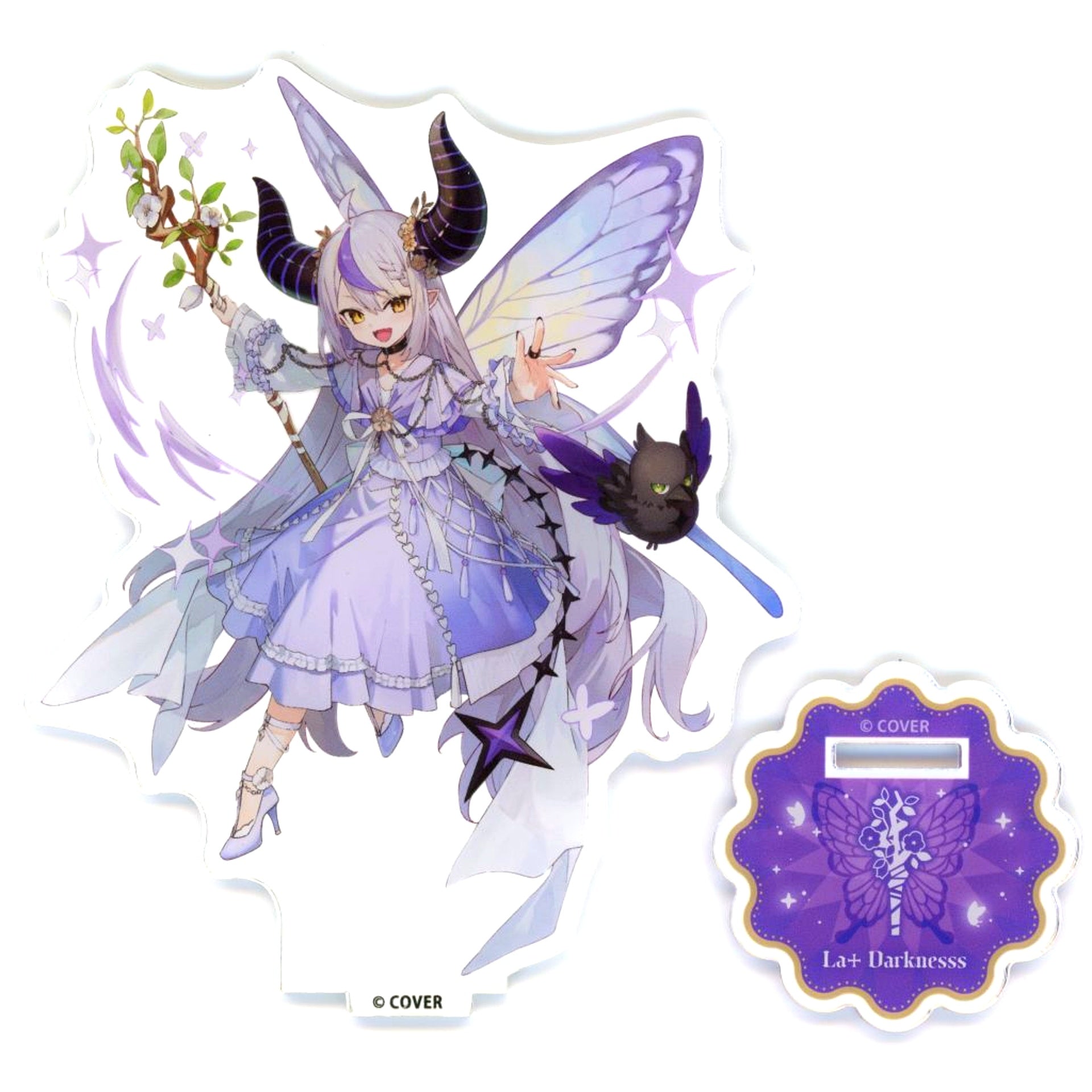 La+ Darknesss VTuber Hololive Secret Society holoX tower invasion Dye it in holoX color Acrylic Stand [USED]
