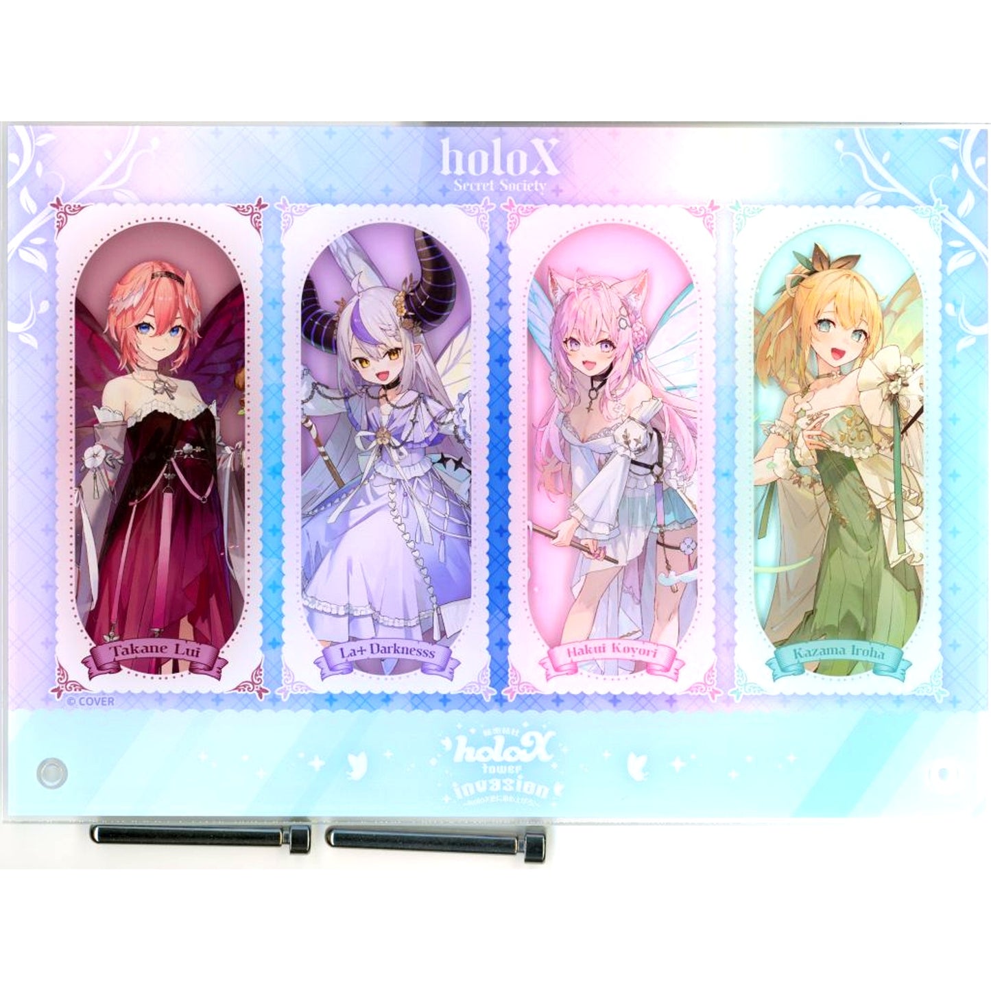 All Characters VTuber Hololive Secret Society holoX tower invasion Dye it in holoX color Acrylic Art Board [USED]
