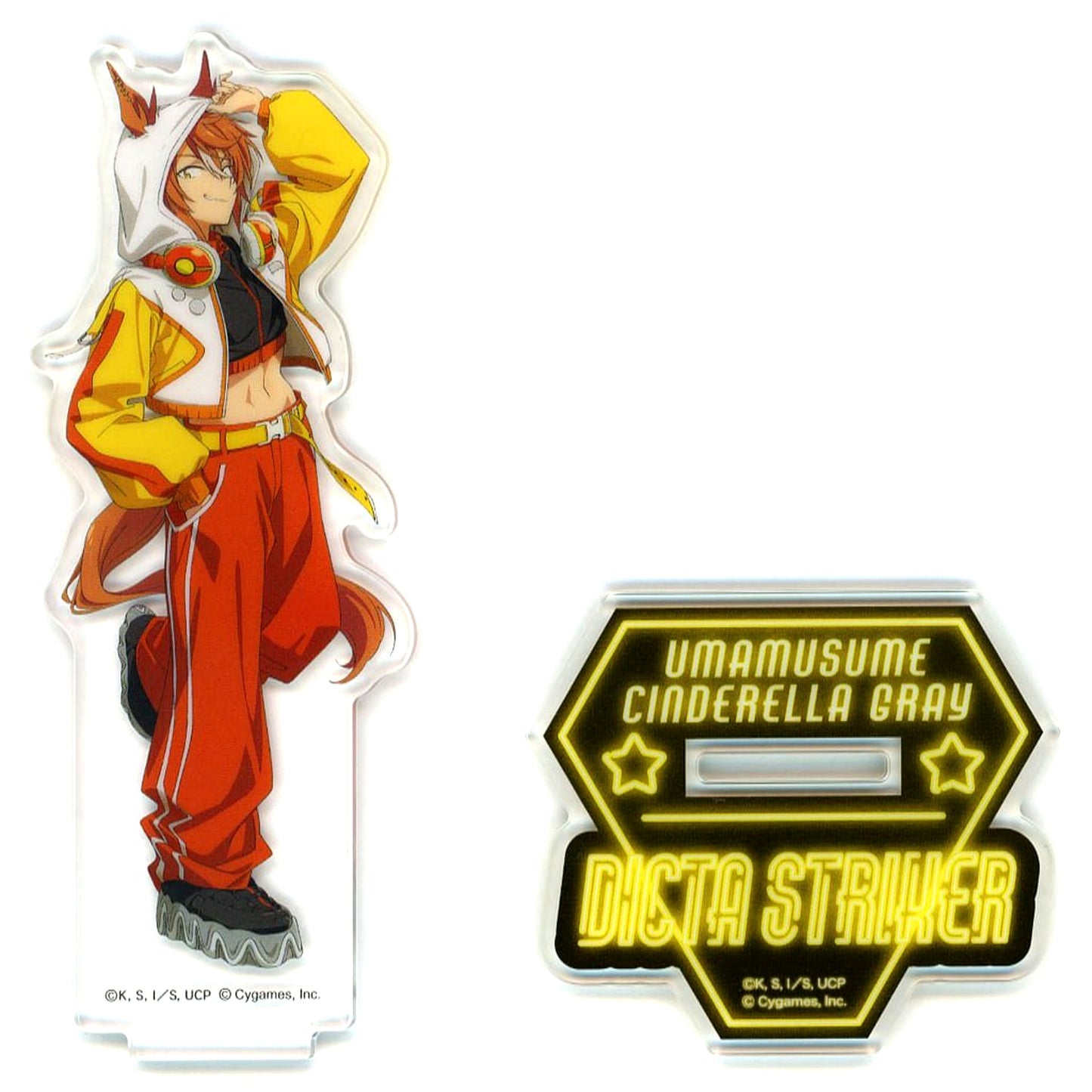 Dicta Striker Umamusume: Cinderella Gray Acrylic Stand Lawson Collaboration [USED]