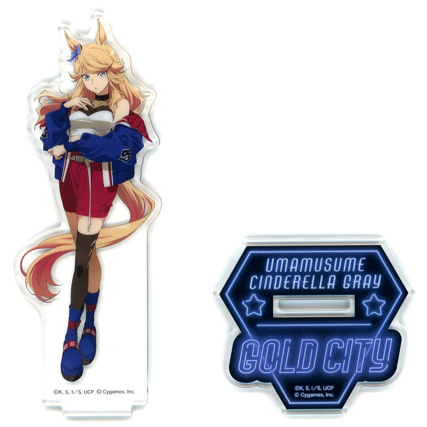 Gold City Umamusume: Cinderella Gray Acrylic Stand Lawson Collaboration [USED]