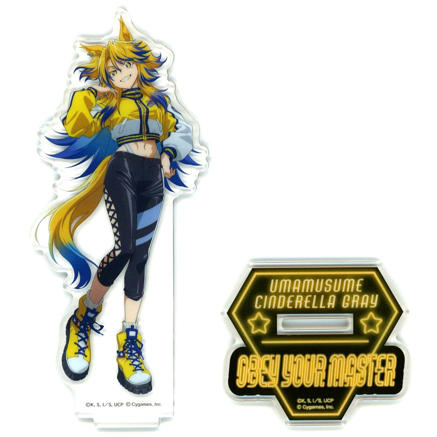 Obey Your Master Umamusume: Cinderella Gray x Lawson Acrylic Stand [USED]
