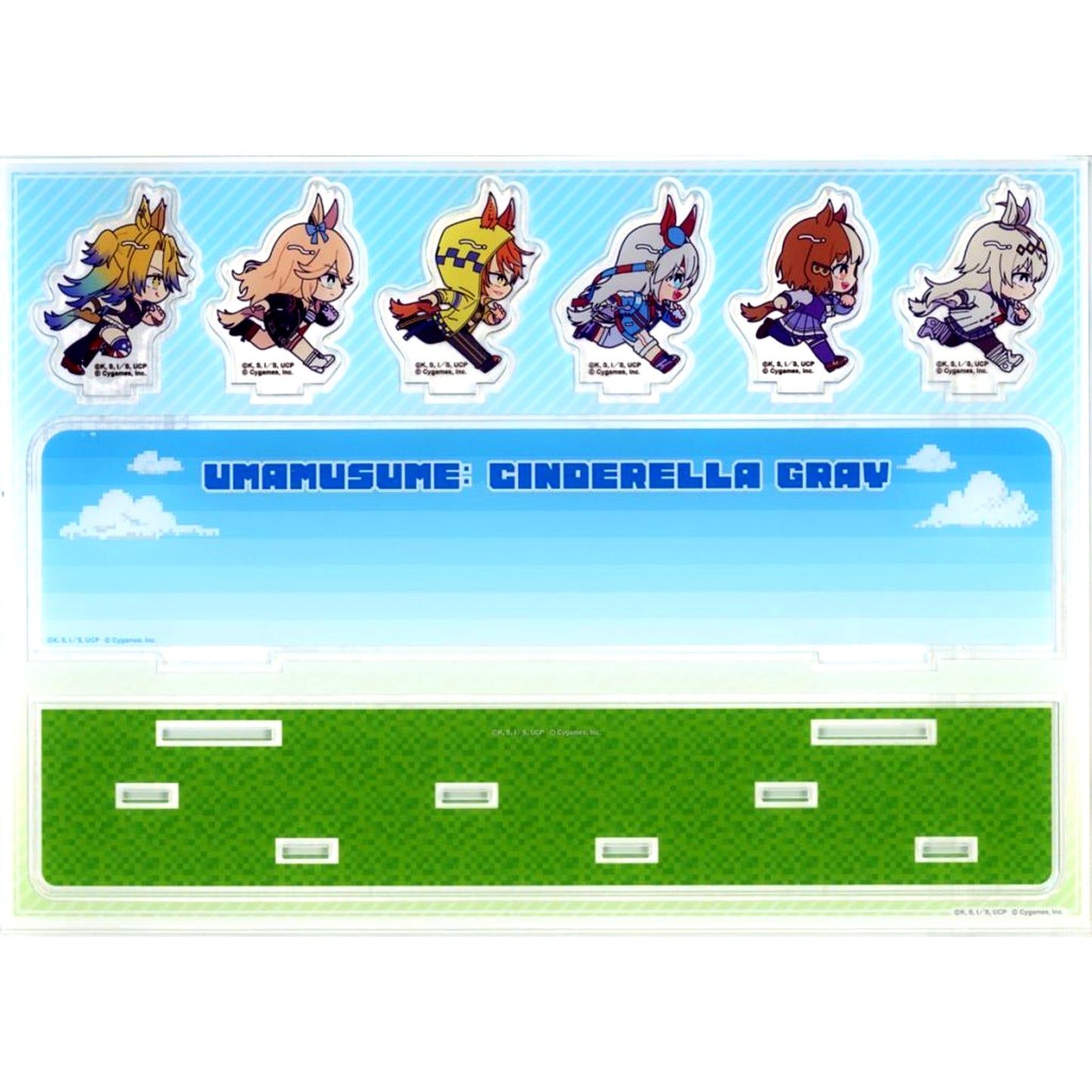 Group Uma Musume: Cinderella Gray Acrylic Diorama x Lawson Loppi HMV Limited [USED]