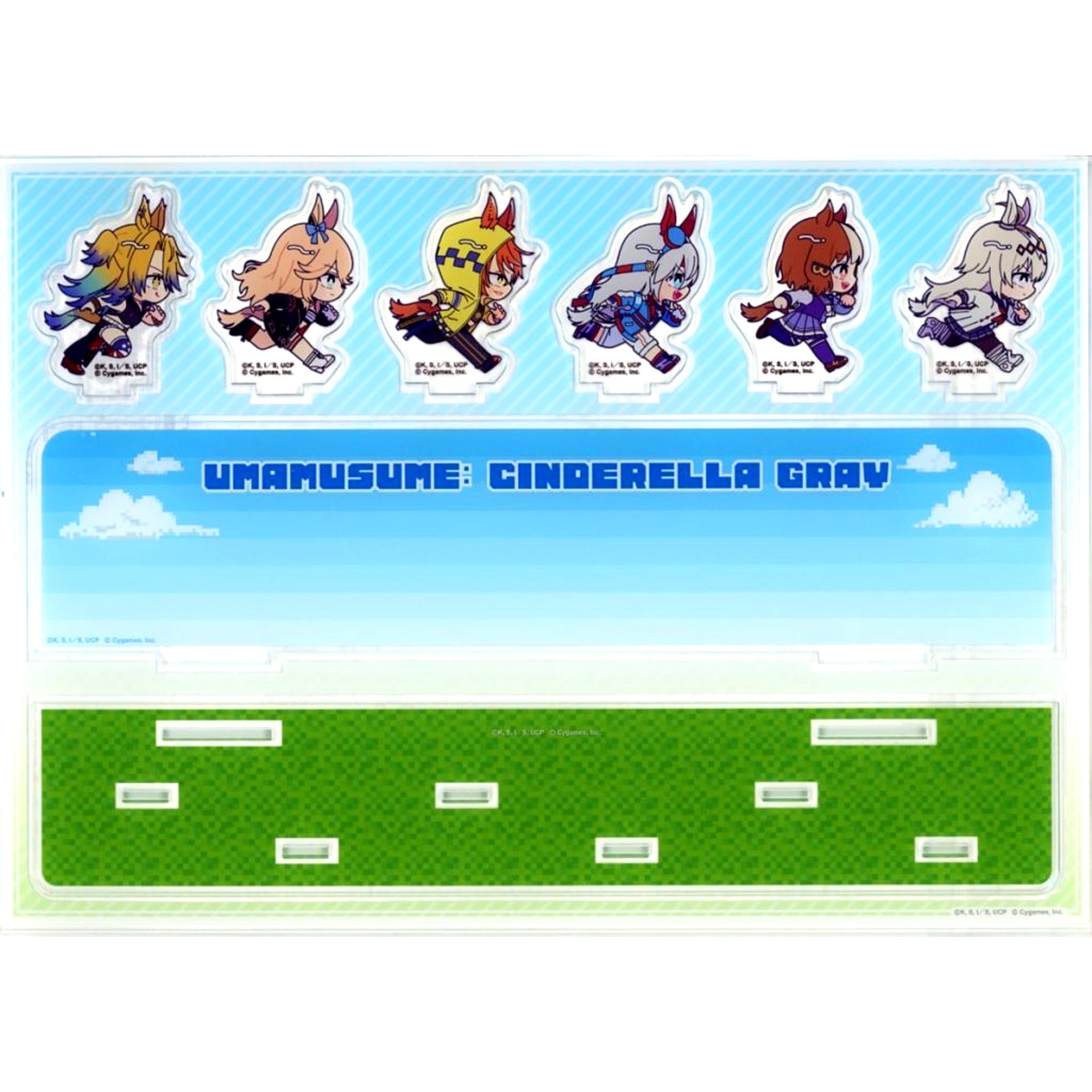 Group Uma Musume: Cinderella Gray Acrylic Diorama x Lawson Loppi HMV Limited [USED]