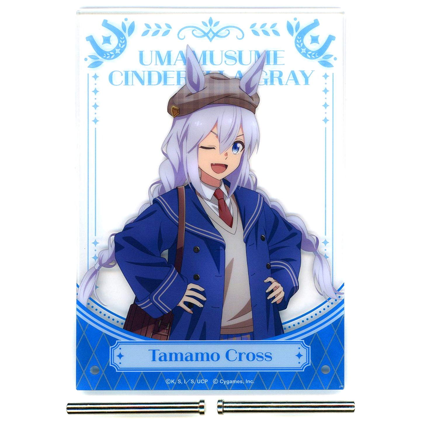 Tamamo Cross Anime Uma Musume Cinderella Gray Entertainment Kuji Vol. 2 Acrylic Panel Prize [USED]