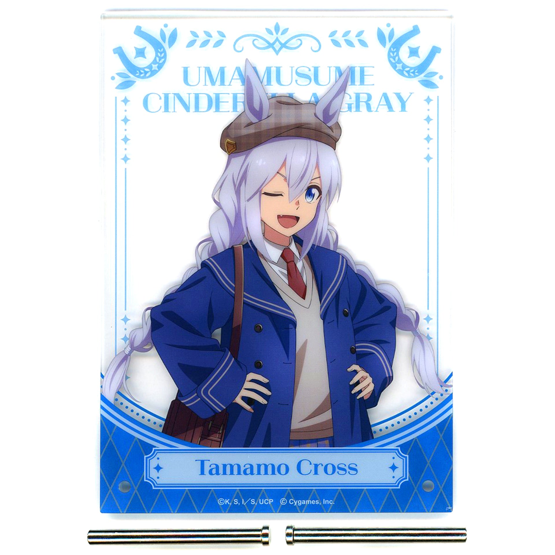 Tamamo Cross Anime Uma Musume Cinderella Gray Entertainment Kuji Vol. 2 Acrylic Panel Prize [USED]