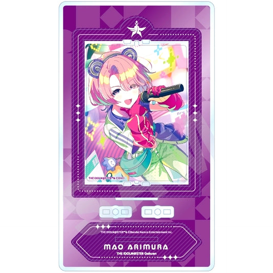 Mao Arimura Miracle Nanawo Ver. Kurukuru Acrylic Stand favorite series Gakuen iDOLM@STER [USED]