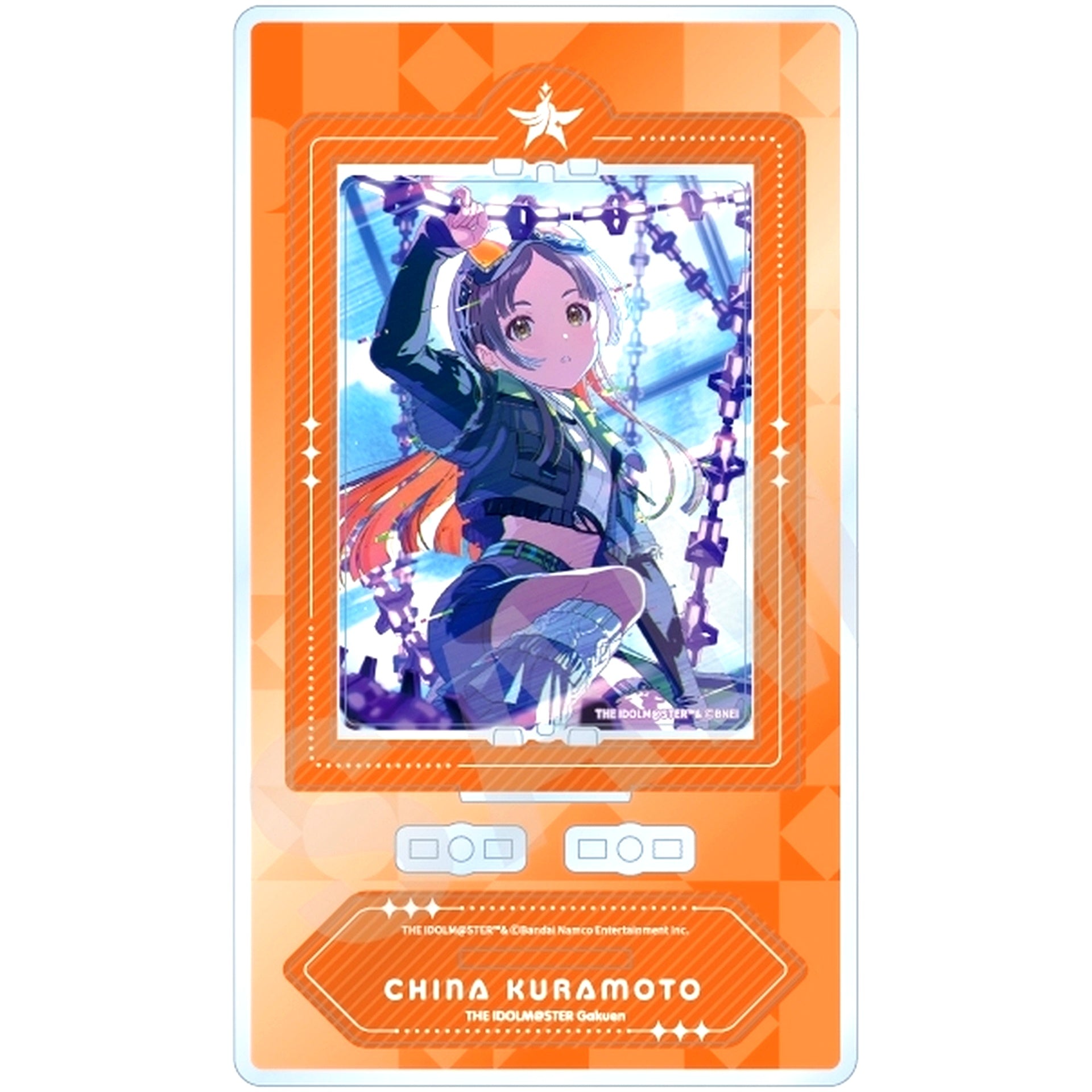 China Kuramoto Howling over the World Ver. Gakuen Idolmaster Favorite Series Spinning Acrylic Stand [USED]