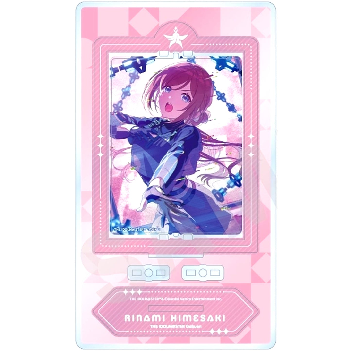 Rinami Himesaki Howling over the World Ver. Gakuen Idolmaster Favorite Series Spinning Acrylic Stand [USED]
