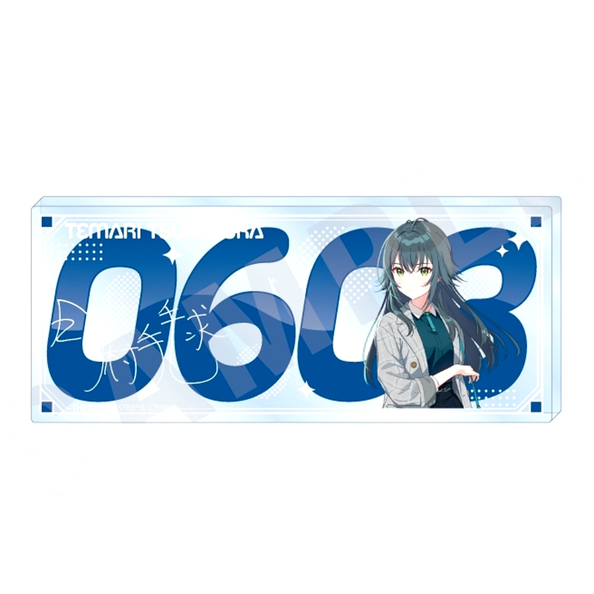 Temari Tsukimura Gakuen Idolmaster favorite series Number Acrylic Plate [USED]
