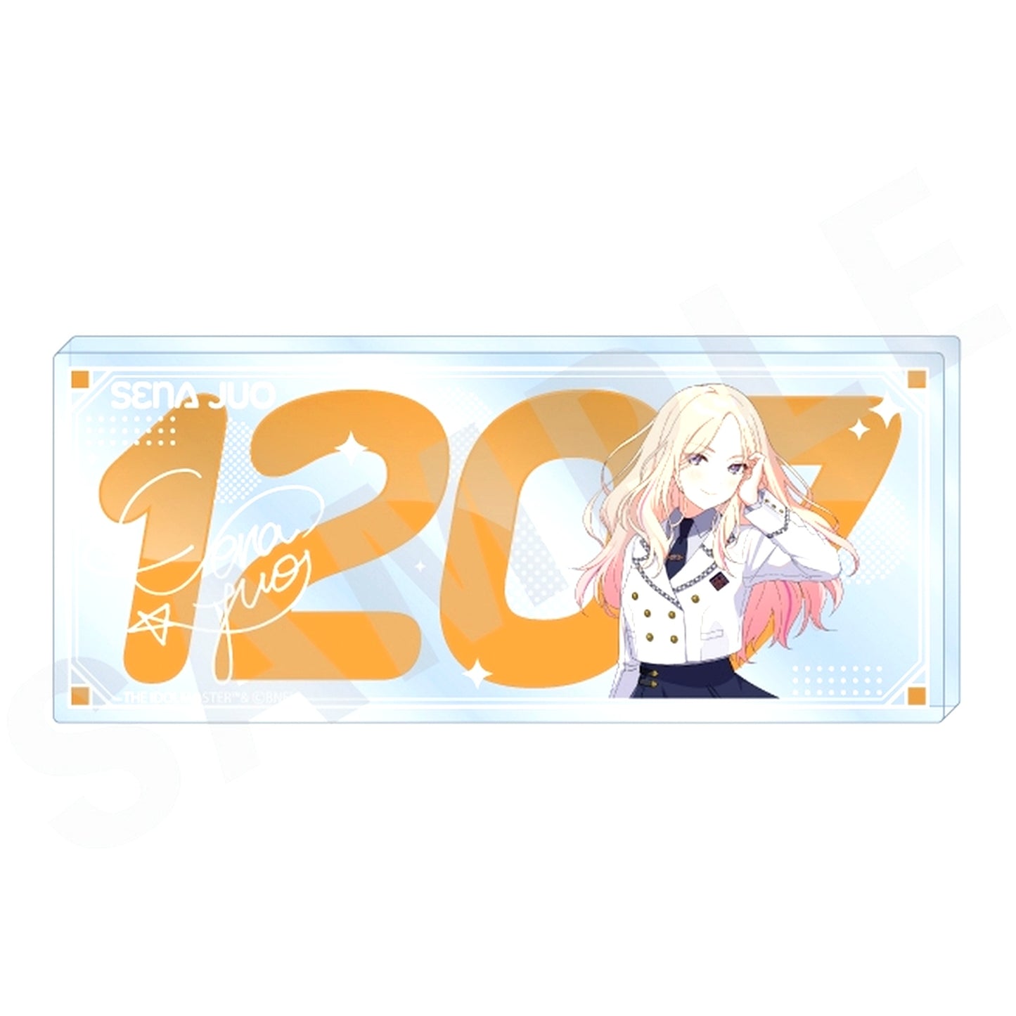 Sena Juo Gakuen Idolmaster Number Acrylic Plate favorite series [USED]