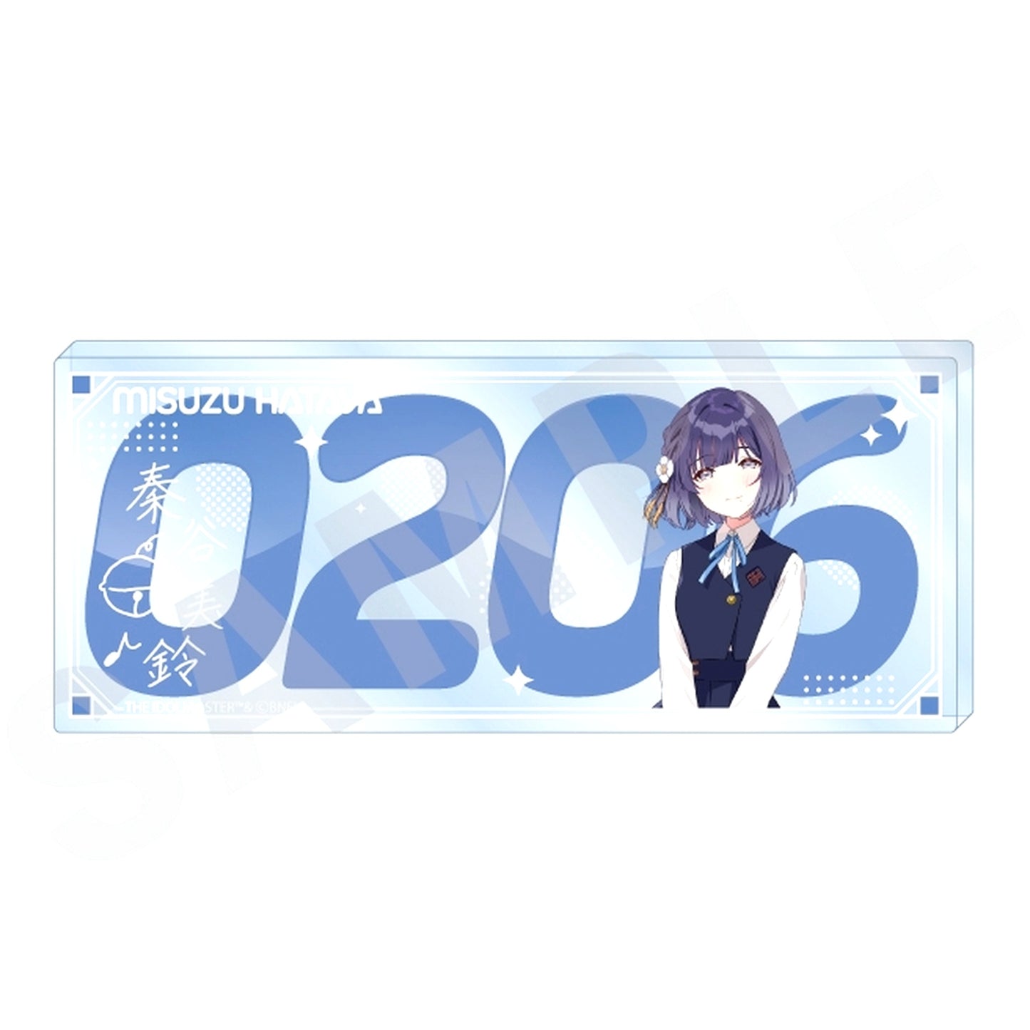 Misuzu Hataya Gakuen Idolmaster Favorite Series Number Acrylic Plate [USED]
