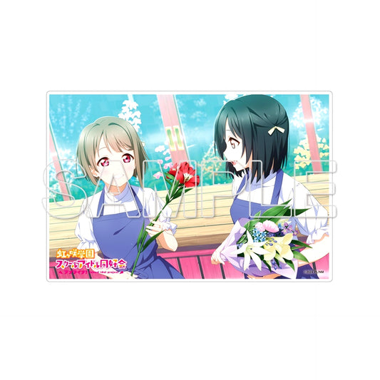 Kasumi & Shioriko Mini Acrylic Plate Love Live! Nijigasaki High School Idol Club [USED]