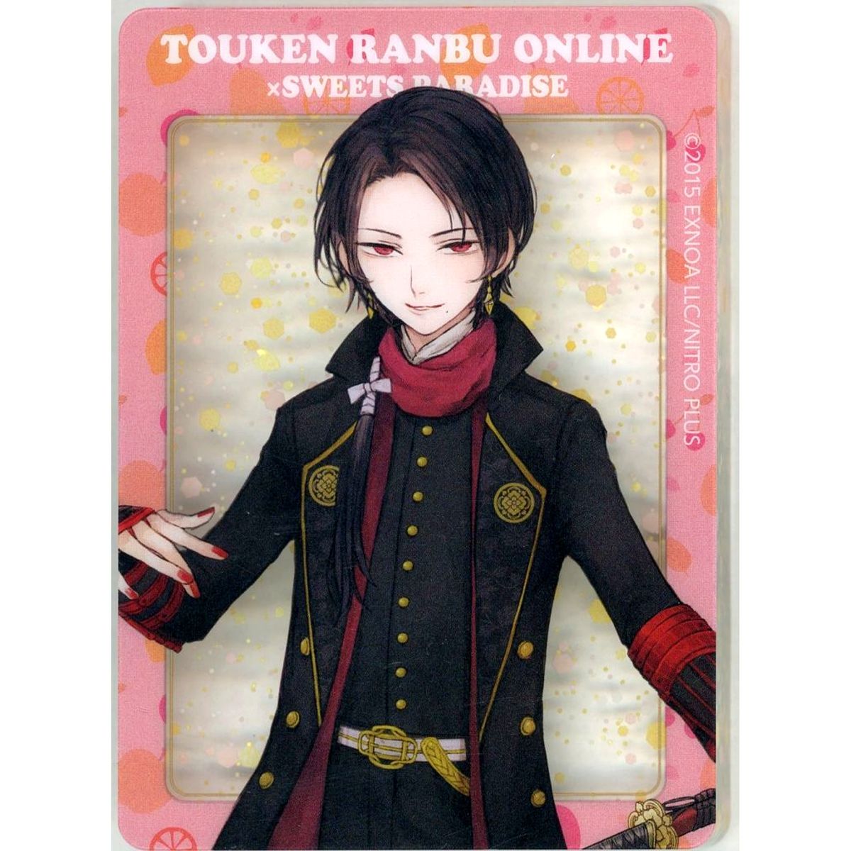 Kashuu Kiyomitsu Touken Ranbu ONLINE x SWEETS PARADISE Trading Acrylic Block Fruit Honmaru Party [USED]