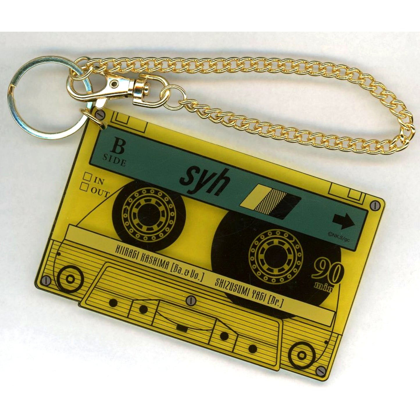 syh Given The Movie To the Sea Cassette Tape Acrylic Bag Charm noitamina apparel POP UP GALLERY SHIBUYA [USED]
