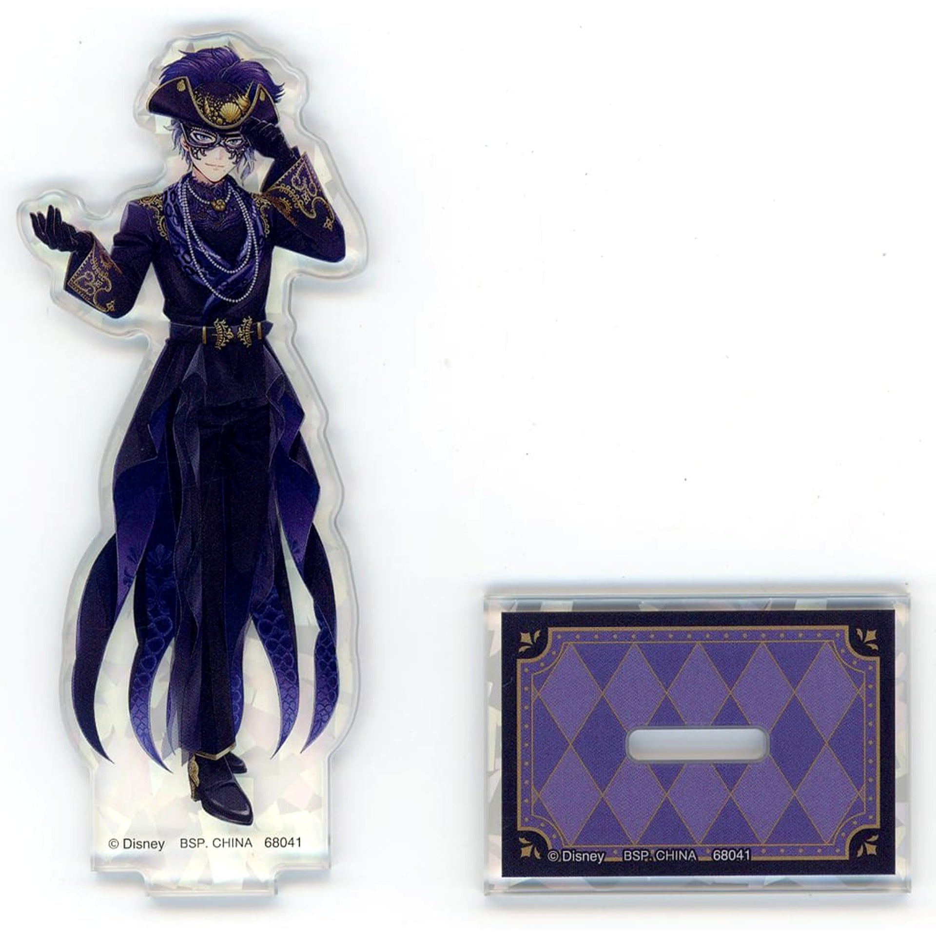 Disney: Twisted-Wonderland Azul Ashengrotto Ichiban Kuji Part 8 Holographic Acrylic Stand A Prize C [USED]