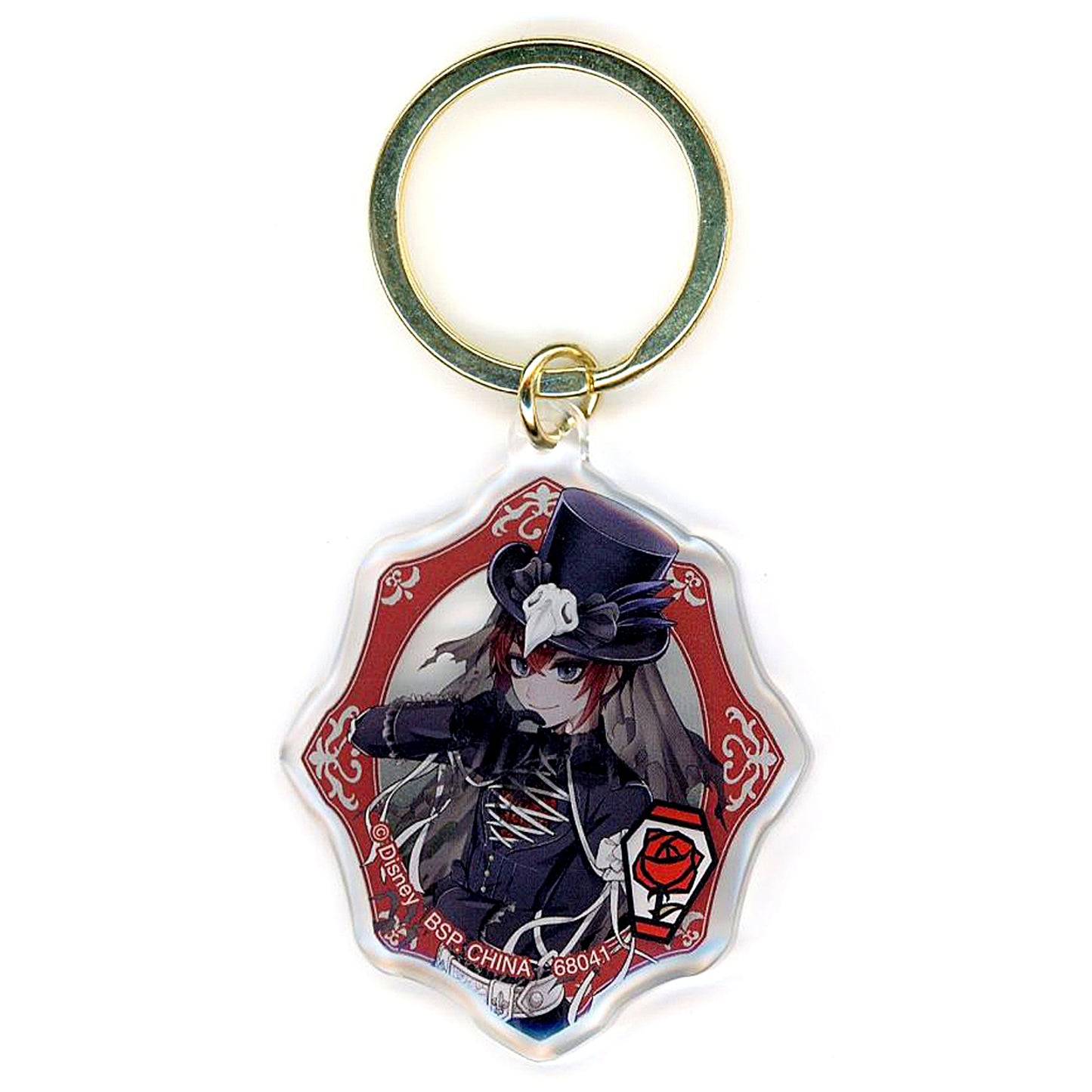 Riddle Rosehearts Puffy Acrylic Keyring A Ichiban Kuji Disney Twisted-Wonderland Part 8 Prize E [USED]