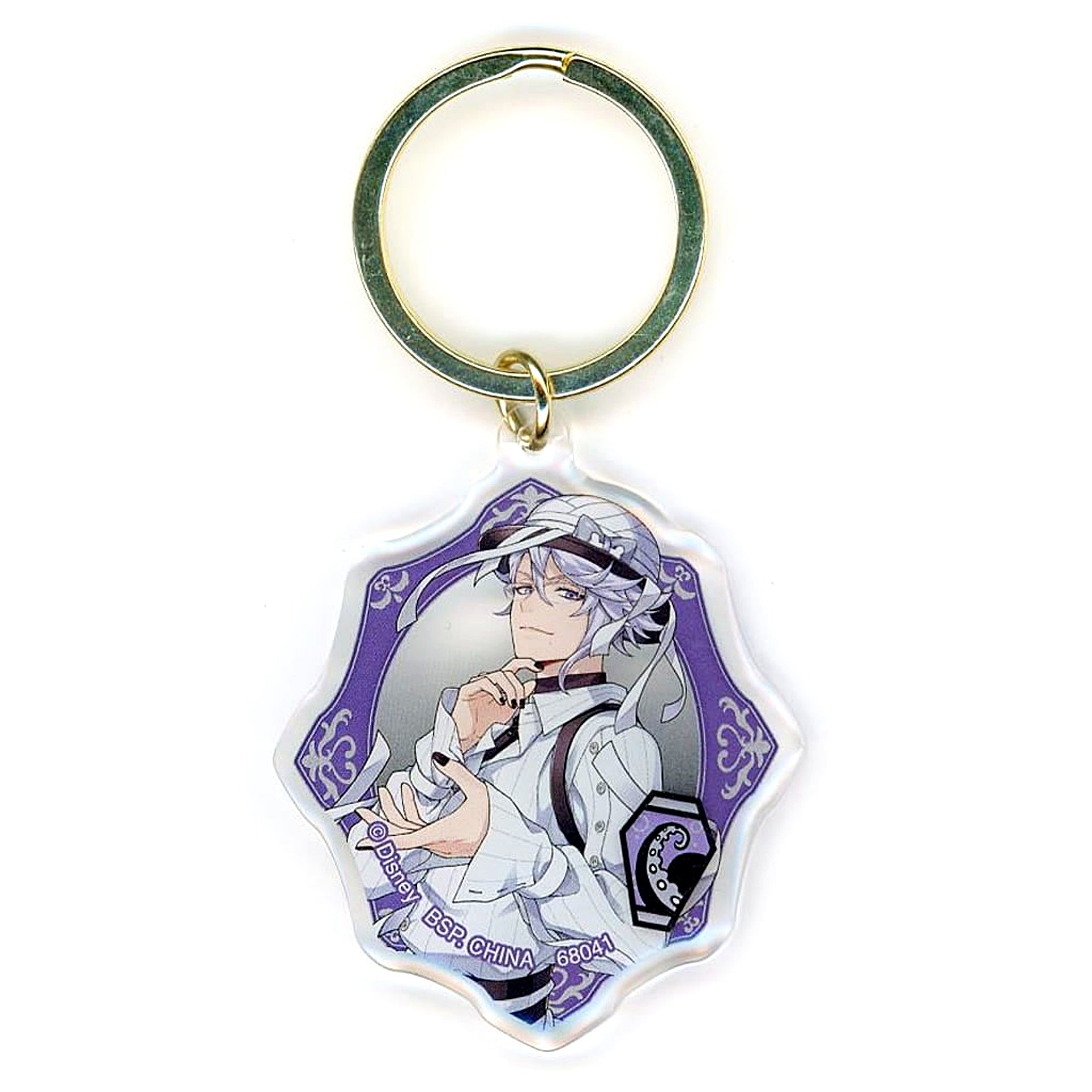 Azul Ashengrotto Disney: Twisted-Wonderland Ichiban Kuji Part 8 Puffy Acrylic Keychain A Prize E [USED]