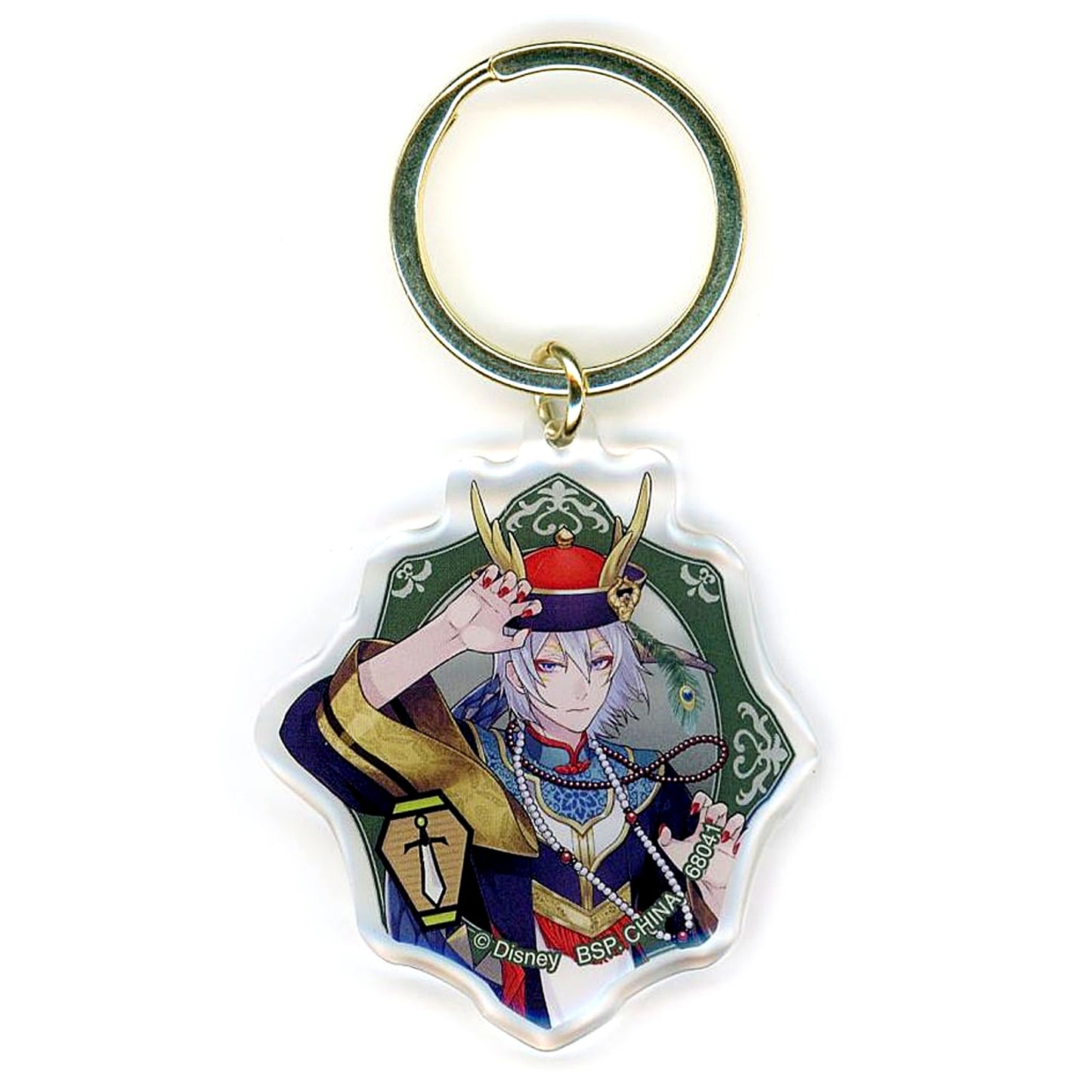 Silver Puffy Acrylic Keyring B Ichiban Kuji Disney Twisted-Wonderland Part 8 Prize F [USED]