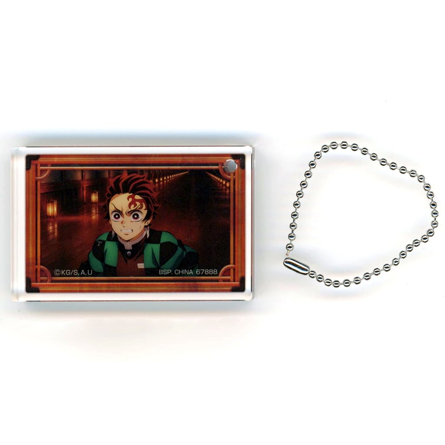 Tanjiro Kamado Demon Slayer: Kimetsu no Yaiba Ichiban Kuji My Sister's Avenger Acritz Keychain Prize E [USED]
