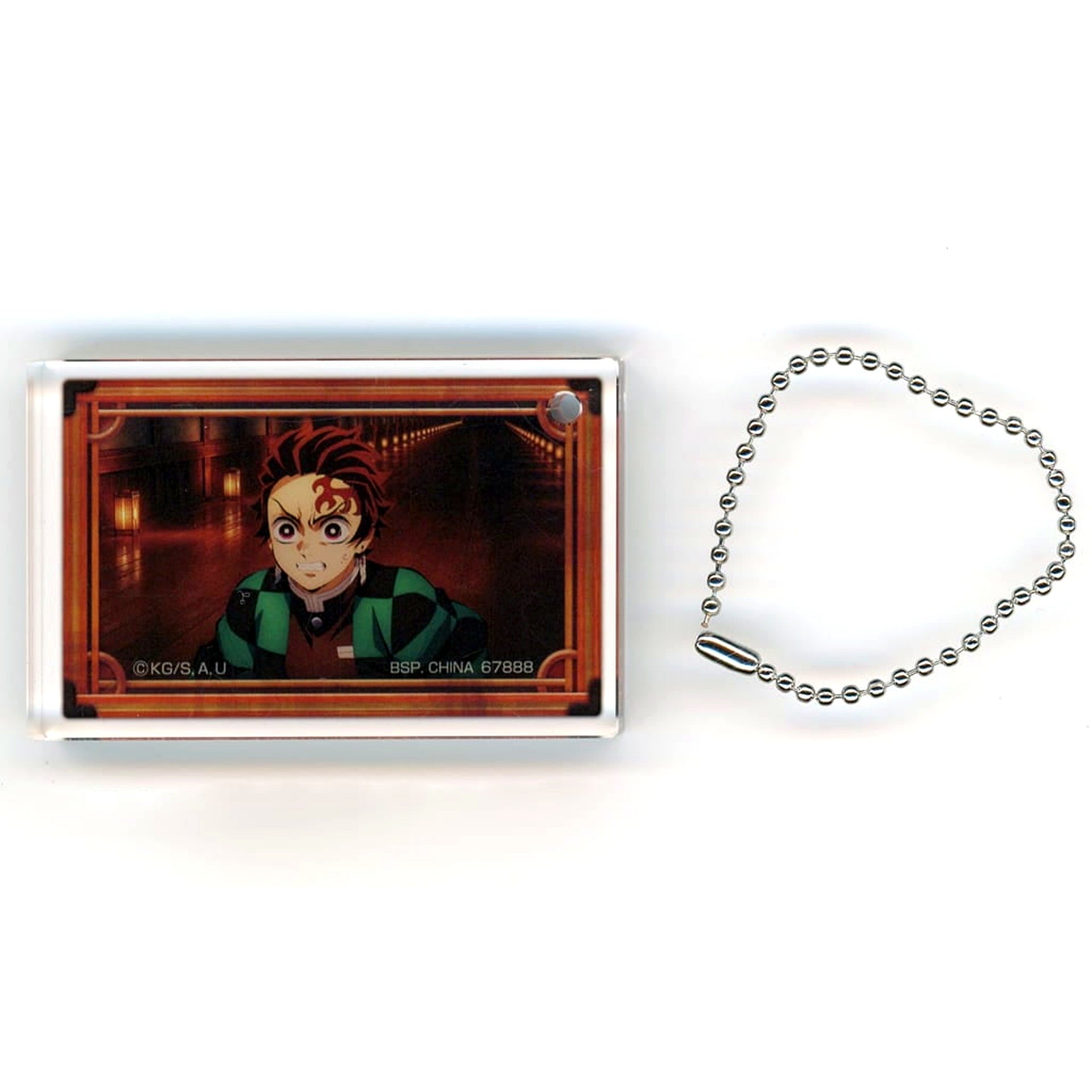 Tanjiro Kamado Demon Slayer: Kimetsu no Yaiba Ichiban Kuji My Sister's Avenger Acritz Keychain Prize E [USED]